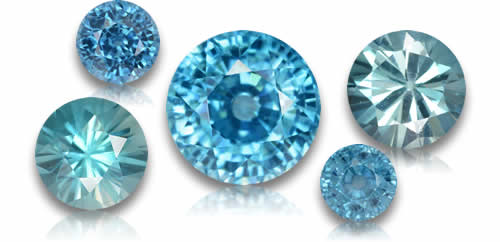 Comprar Zircônia azul redonda Pedras Preciosas